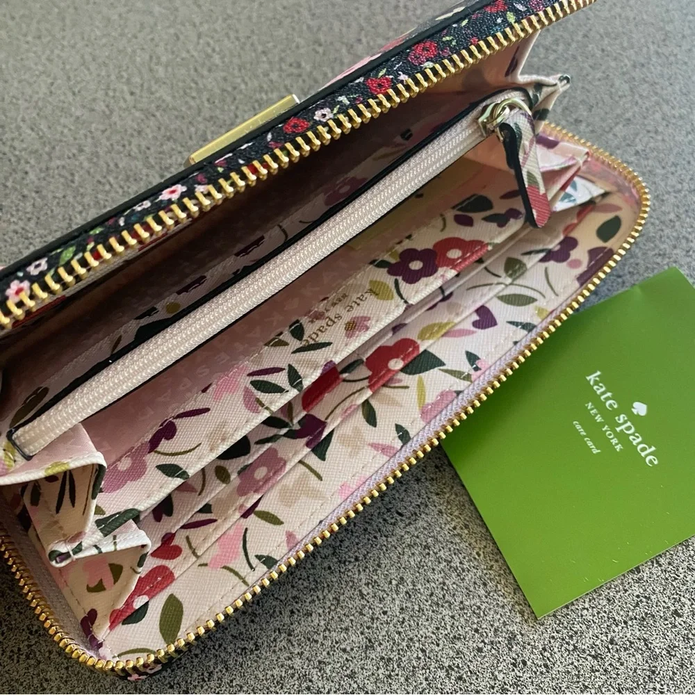 New !! KATE SPADE boho floral wallet ♠️